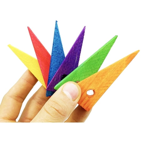 Bonka Bird Toys 3181 Pk6 3-inch Small Triangles