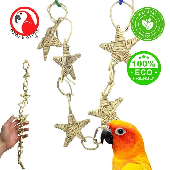 Bonka Bird Toys 3374 Natural Vine Star Chain
