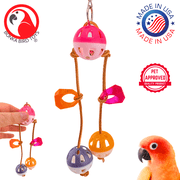 Bonka Bird Toys 3724 Triple Jingle Ball DISCONTINUED