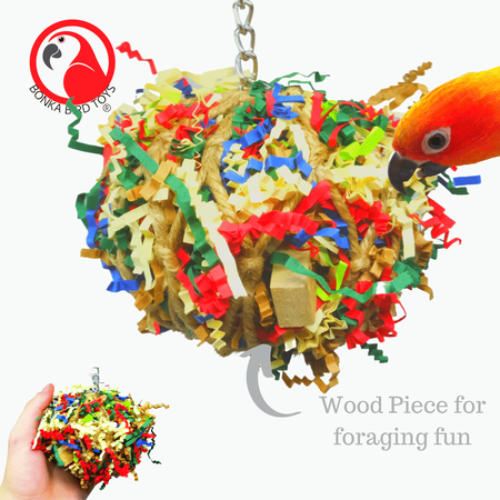 Bonka Bird Toys 55099 Small Super Shredder Ball