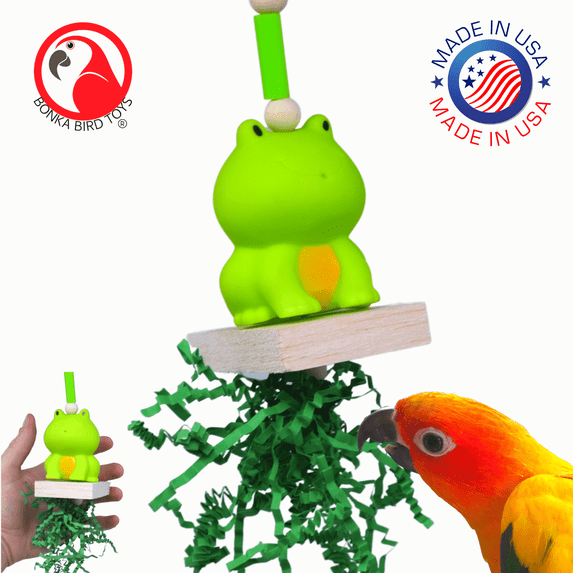Bonka Bird Toys Balsa Farm Style: 2892 Balsa Frog