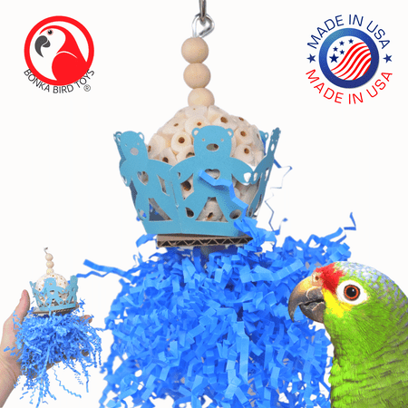 Bonka Bird Toys Sola Teddy Color: 2442 Blue Sola Teddy