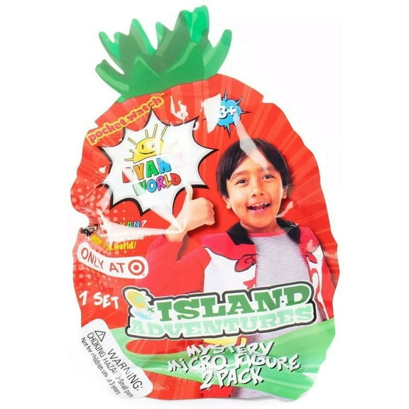 Bonkers Toys Collectible Action Figures, Island Adventures, (2 Pack)