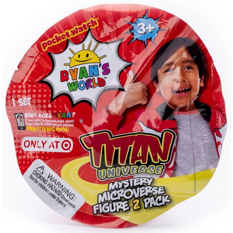 Ryan's World Action Figure: Mystery Microverse Titan Universe Pack