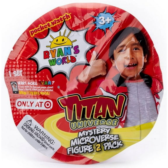 Bonkers Toys Ryans World Mystery Microverse Titan Universe Pack, Collectible, 9 Figures
