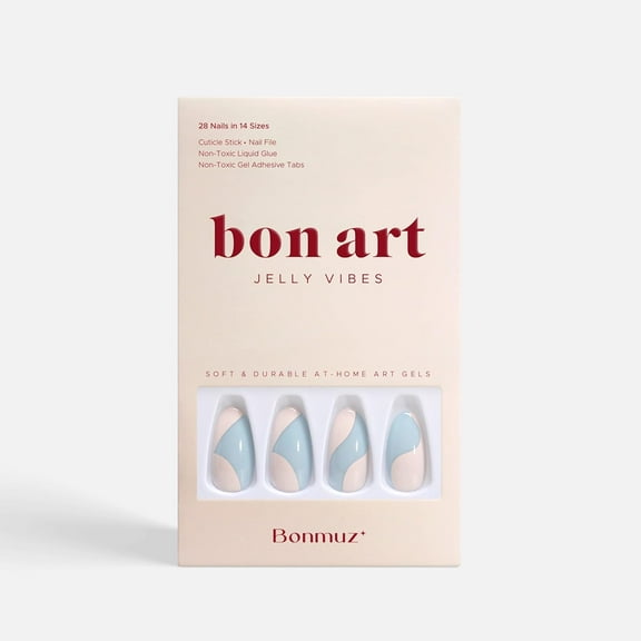 Bonmuz Sweet Cream Soft & Durable At-home Art Gel Nails