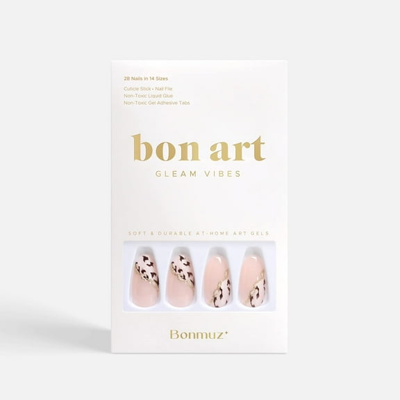 Bonmuz Touch Of Safari Soft & Durable At-home Art Gel Nails
