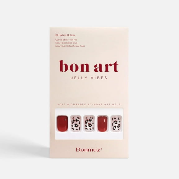 Bonmuz Wild Romance Soft & Durable At-home Art Gel Nails