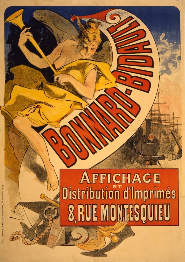 Bonnard-Bidault 1887 Canvas Art - Jules Chret (18 x 24)
