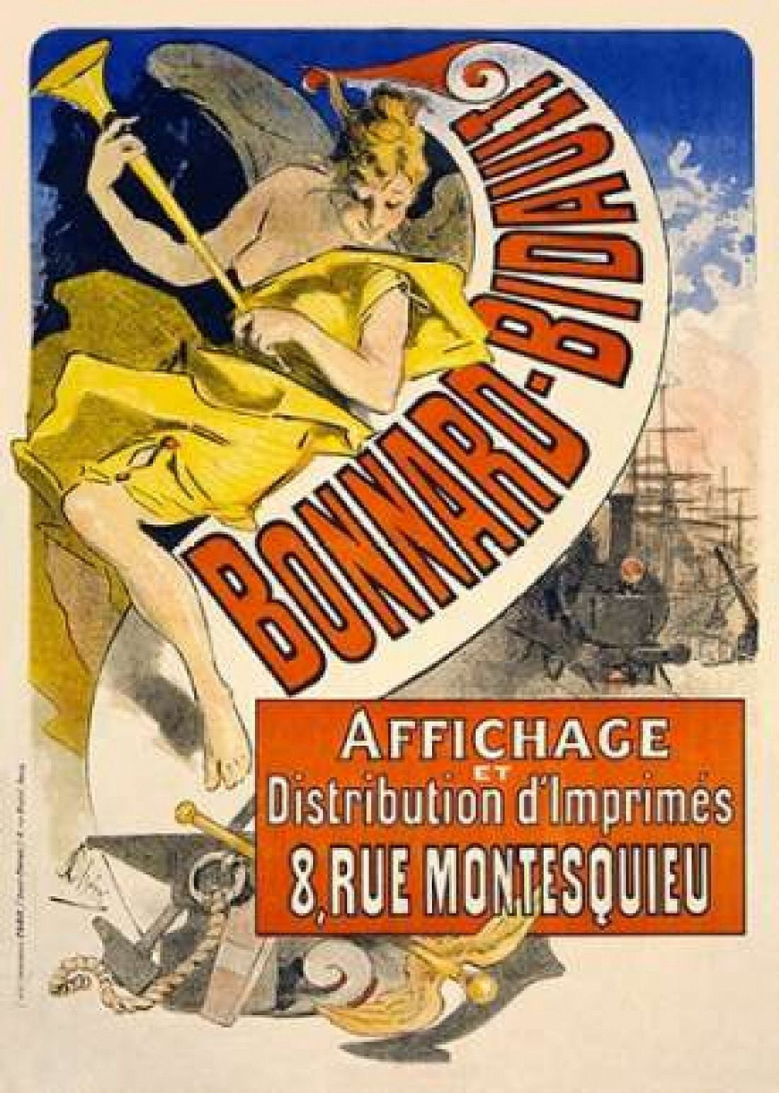 Bonnard Bidault Canvas Art - Jules Cheret (20 x 28)