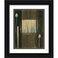 thumbnail image 1 of Bonnard, Etienne 26x32 Black Ornate Wood Framed with Double Matting Museum Art Print Titled - Pensee decorative II, 1 of 4
