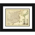 thumbnail image 1 of Bonne 24x18 Black Ornate Wood Framed with Double Matting Museum Art Print Titled - Empire of China - Bonne, 1 of 4