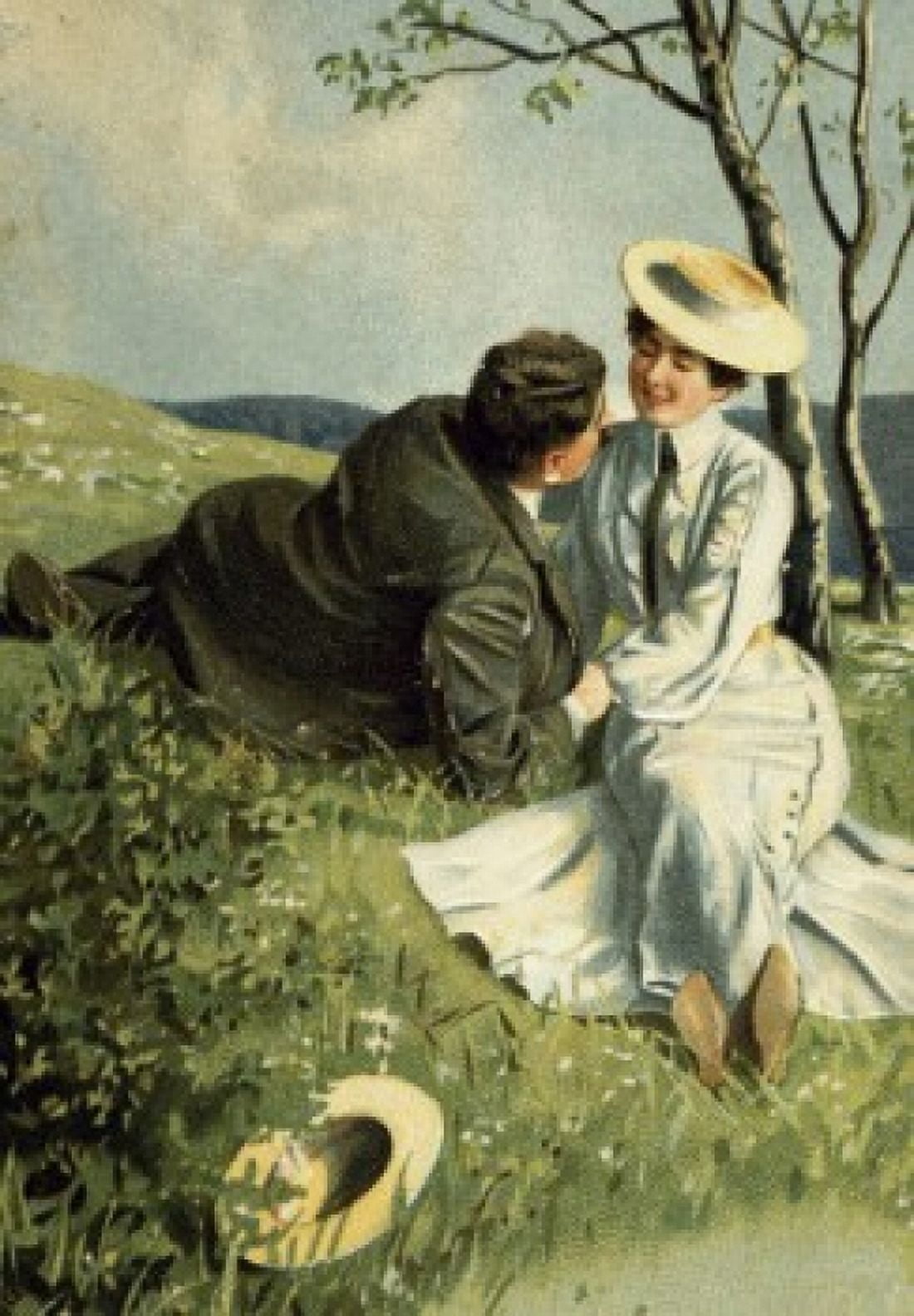 Bonne Annee ca1900 Canvas Art - (18 x 24)