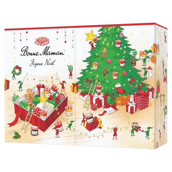 Bonne Maman Advent Calendar 24-Day Christmas Countdown 24 Jars