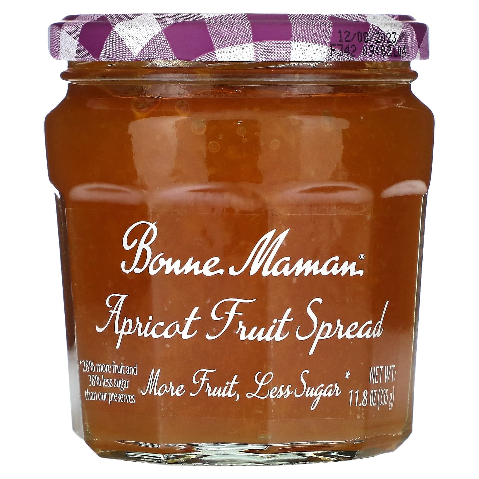 Bonne Maman, Apricot Fruit Spread, 11.8 oz (335 g) Pack of 3