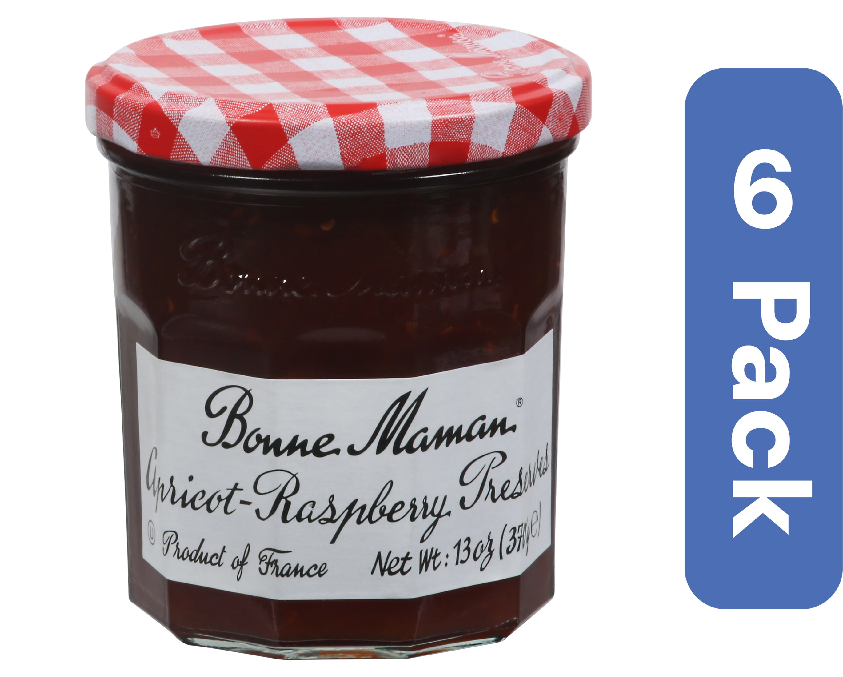 Bonne Maman Apricot Raspberry Preserve 13 oz (Pack Of 6)