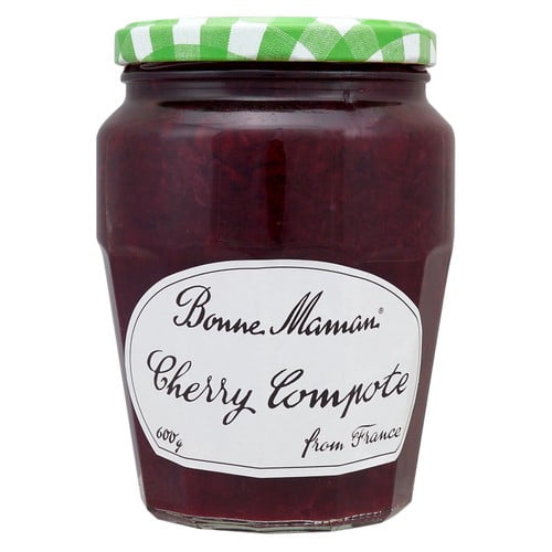 Bonne Maman Cherry Compote 600g, British Import (Pack of 2)