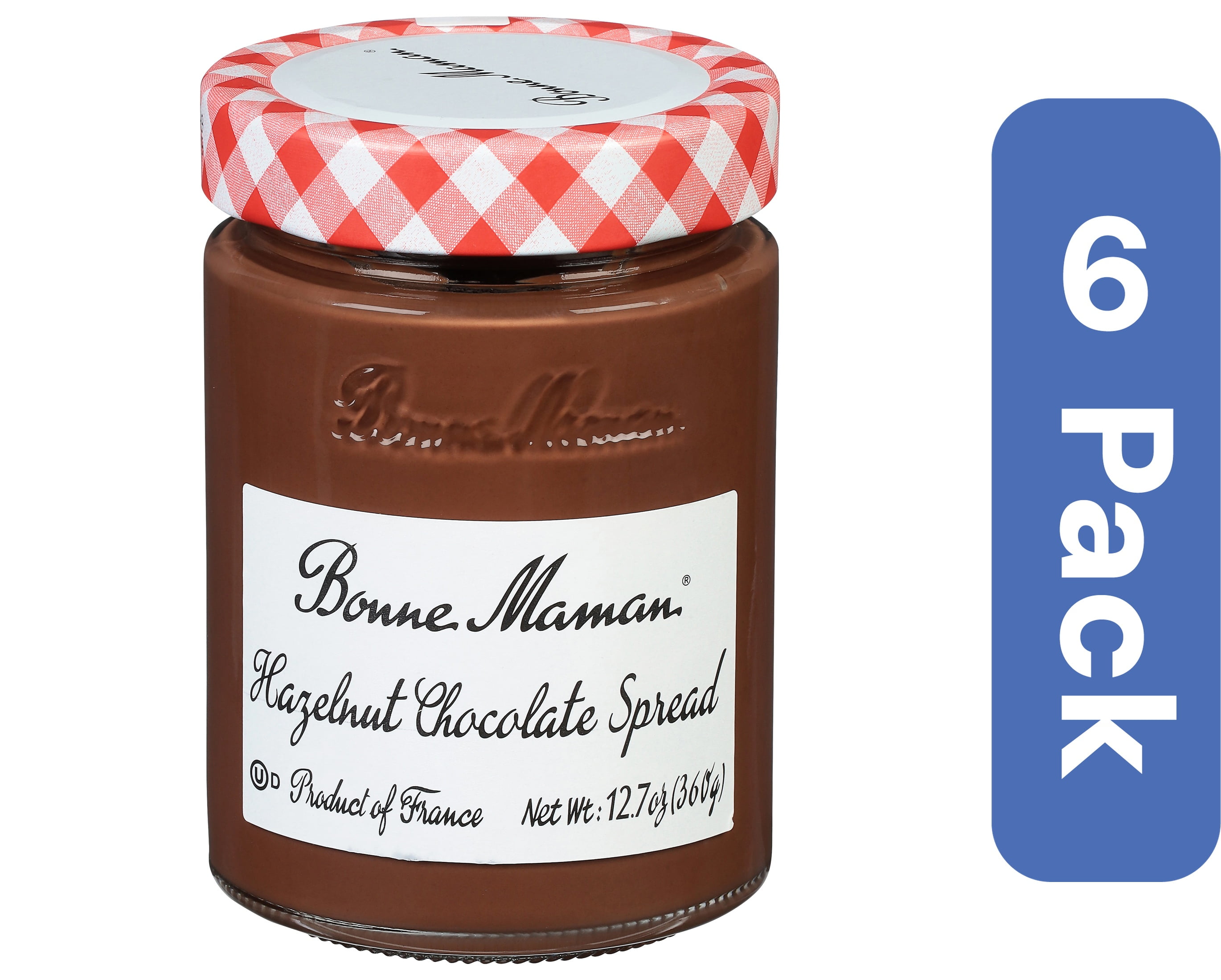 Bonne Maman Chocolate Hazelnut Spread 12.7 oz (Pack of 6)