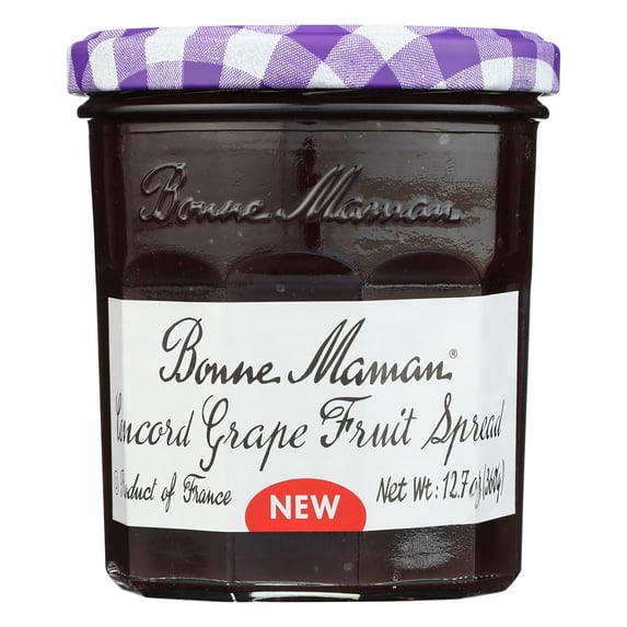 Bonne Maman Concord Grape Fruit Spread, 12.7oz, No High Fructose Corn Syrup