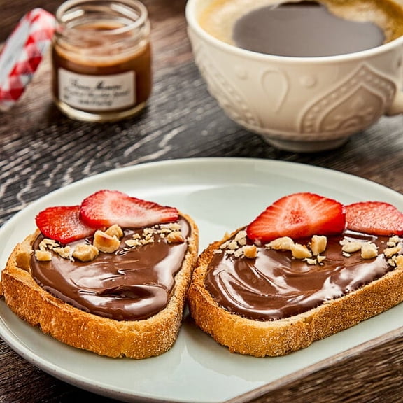 Bonne Maman Hazelnut Chocolate Spread 0.88 oz. Mini Jar - 48/Case