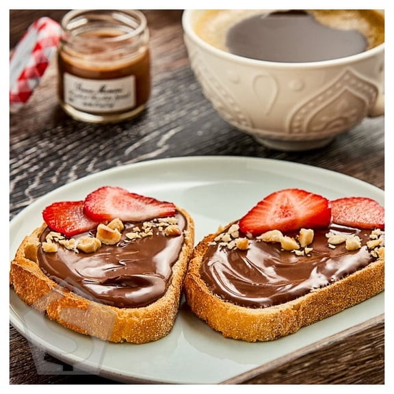 Bonne Maman Hazelnut Chocolate Spread 0.88 oz. Mini Jar - 48/Case