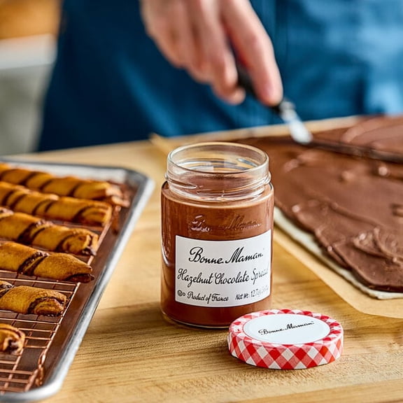 Bonne Maman Hazelnut Chocolate Spread 12.7 oz. Jar - 6/Case