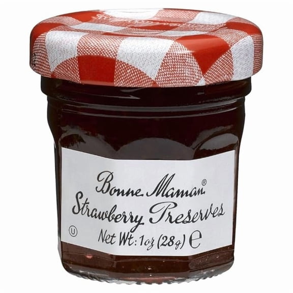 Bonne Maman Mini Preserves, Strawberry, 1oz (28g)
