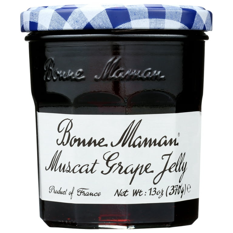 Bonne Maman Muscat Grape Jelly, All-Natural, Non-GMO, 13 Oz Jar