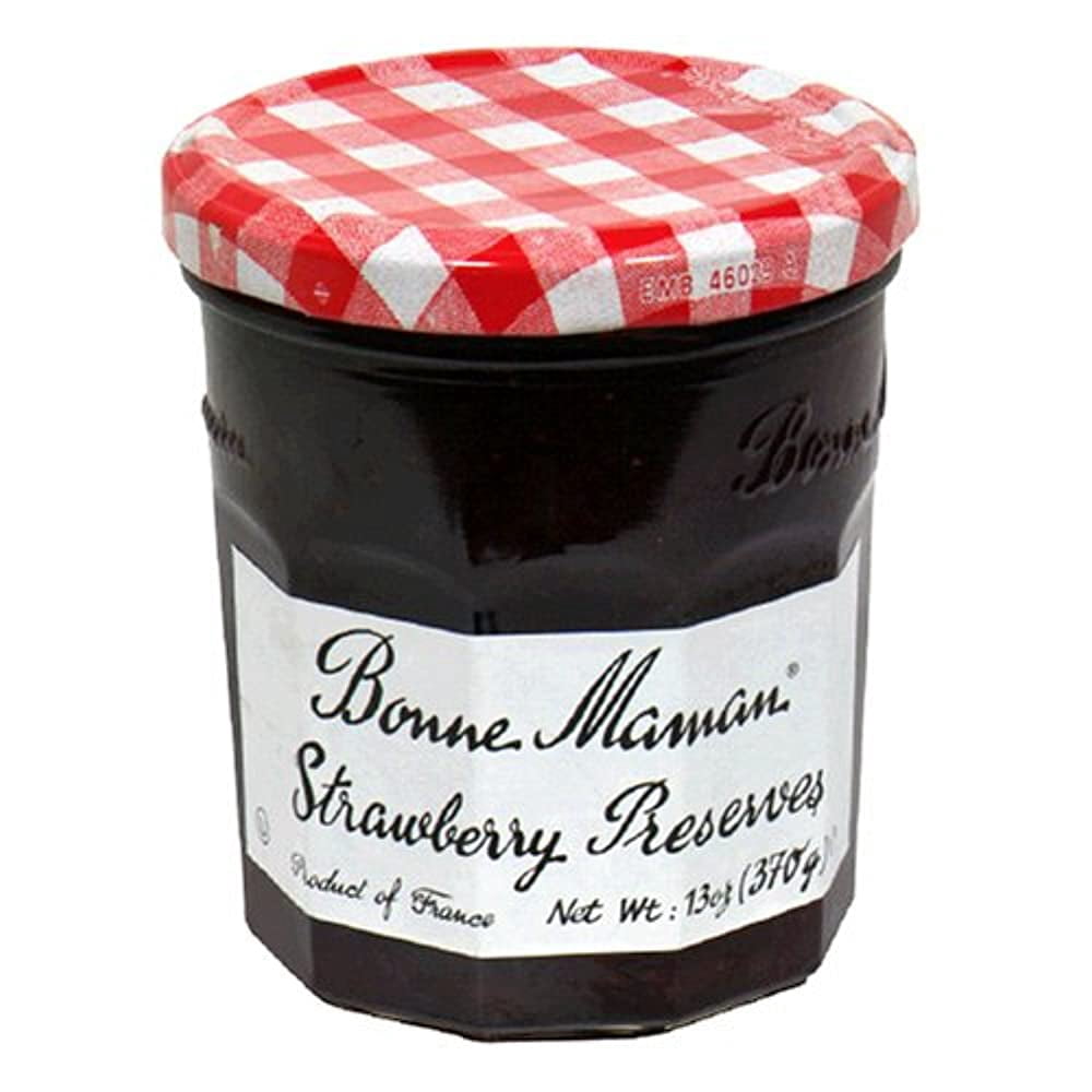 Bonne Maman Strawberry Preserves, 13 oz (Pack of 6)