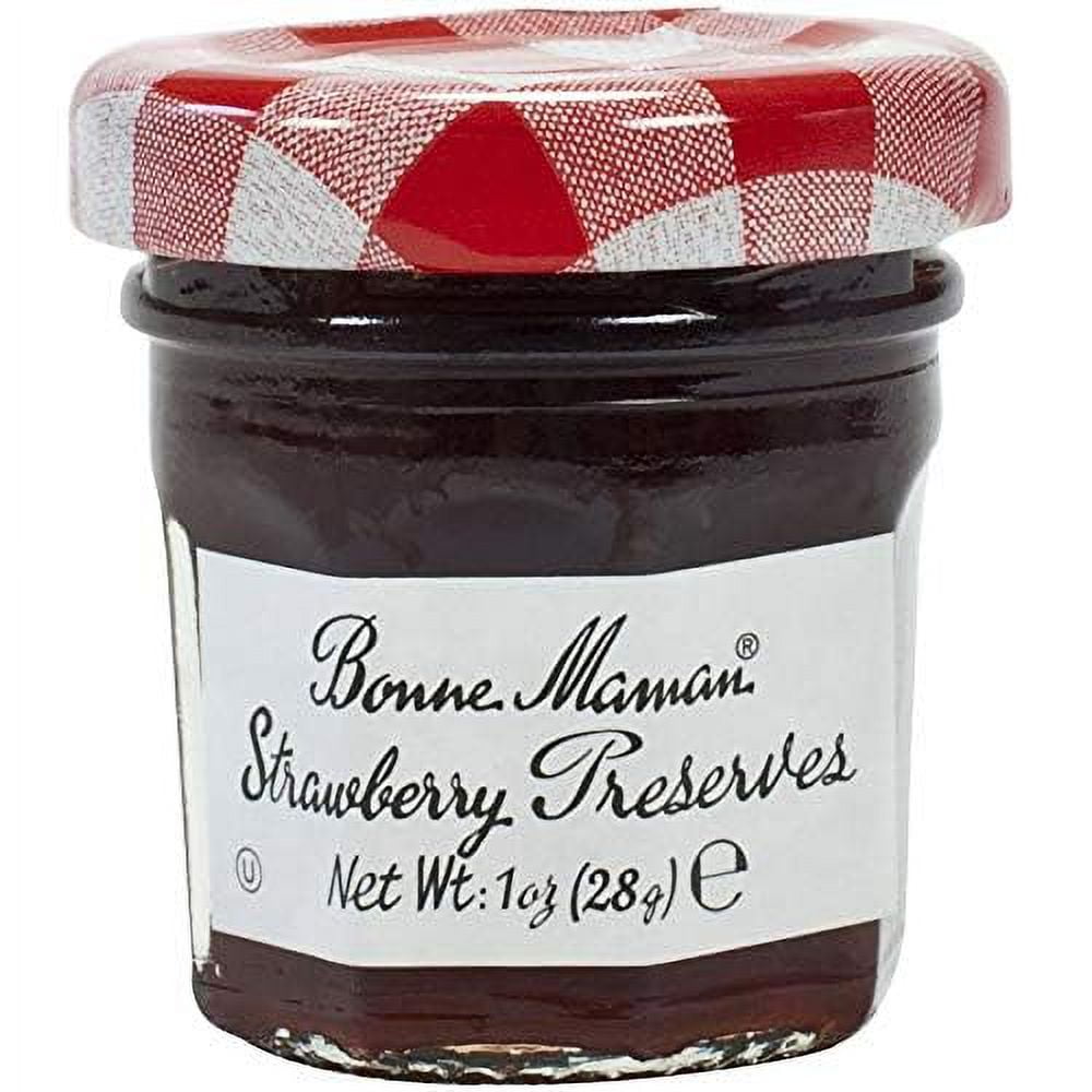 Bonne Maman Strawberry Preserves - Mini Jars (15 Count 1 Oz Mini Jars ...