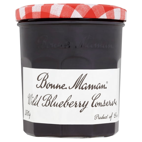 Bonne Maman Wild Blueberry Conserve 370G, Imported from Britain