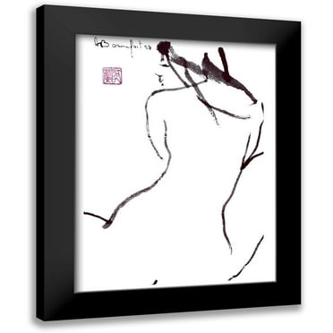 Bonnefoit, Alain 12x14 Black Modern Framed Museum Art Print Titled - Jim