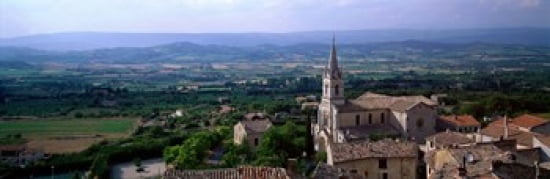 Bonneiux Provence France Canvas Art - Panoramic Images (18 x 6)