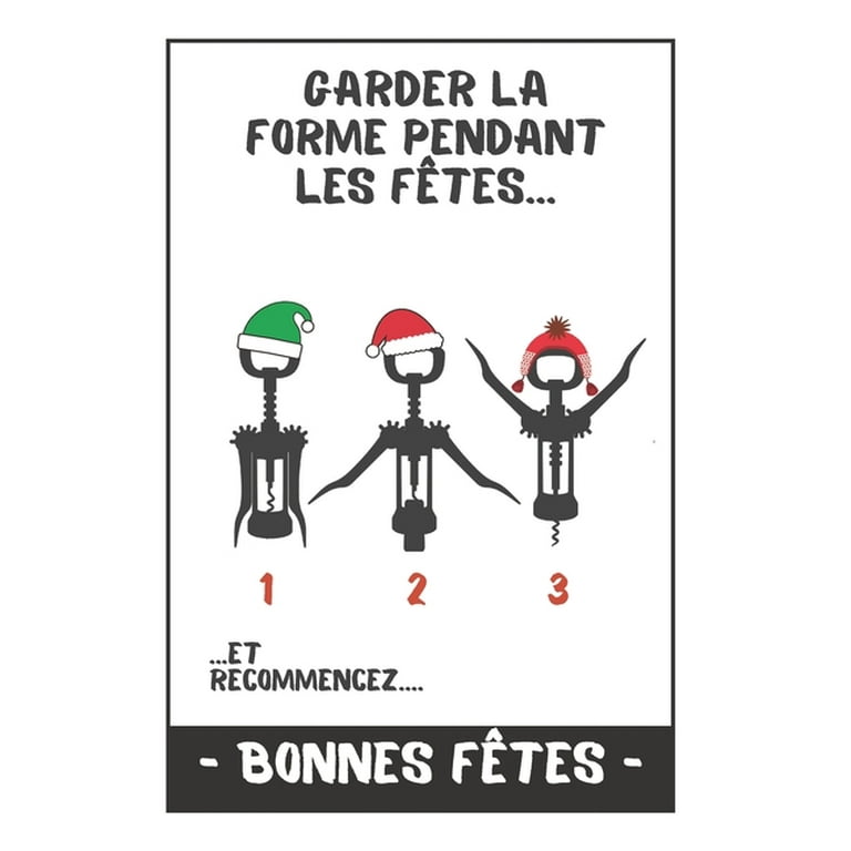 Bonnes Fêtes : Carnet De Notes - Cadeau Humoristique et Original