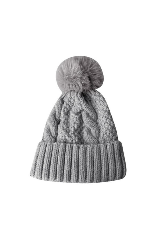 Bonnet Femme Chapeau D'hiver Tricoté De Couleur Unie For Femme Chapeau Moelleux Et Épais En Peluche Chapeau De Ski Chaud For Femme Bonnet Femme Hiver Leather Baseball Cap Women Chaos Trapper Hat