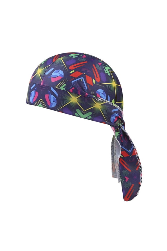 Bonnet Hat qinhaie Do Rag Skull Caps for Men, Sweat Wicking Cooling Helmet Liner, Cycling Motorcycle Bandana Headwrap colorful Trucker Hats One Size