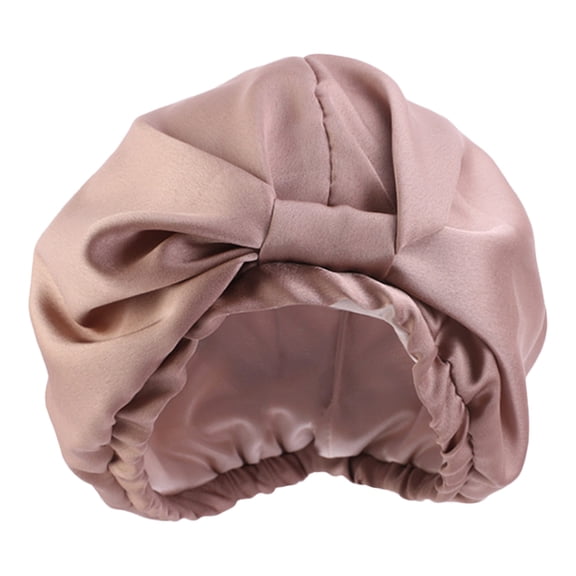Bonnet for Sleeping, Double Layer Knot Headband, Soft Postpartum & Maternity Sleep Cap for Women, Reduce Frizz, Breathable Home Hat for New Moms, 1 Pcs