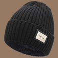thumbnail image 1 of Bonnet pour Homme et Femme, Classics Basic Bonnet Hiver Extensible en Tricot, Chaud et Confortable, Bonnets dâHiver, Knit Beanie Bonnets Mixte pour Cyclisme Ski Jogging, 1 of 5