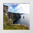 thumbnail image 1 of Bonnett, Stede 20x20 White Modern Wood Framed Museum Art Print Titled - Cliffs of Square, 1 of 4