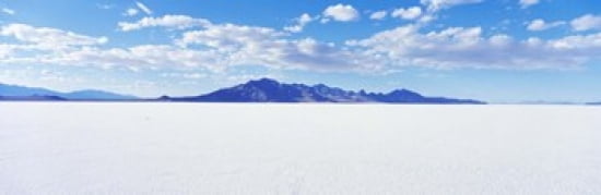 Bonneville Salt Flats Utah USA Canvas Art - Panoramic Images (36 x 12)