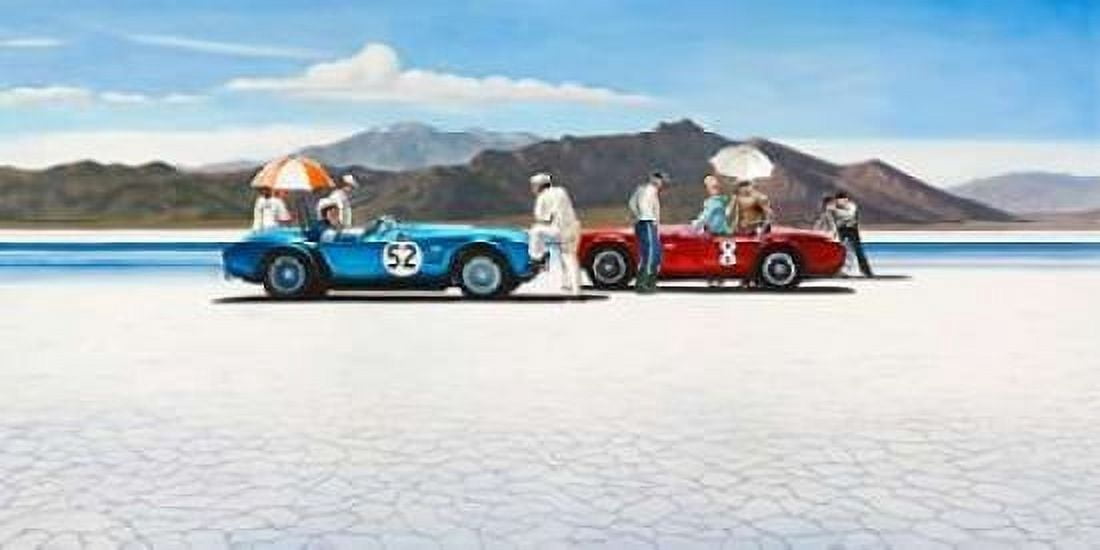 Bonneville Salt Plains Canvas Art - Pierre Benson (24 x 48)