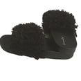 thumbnail image 1 of Bonnibel Fun-1 Women's Fluffy Non-Slip Cute Plush Slip-On Slippers Faux Fur Flats BLACK 7.5, 1 of 4