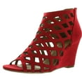 thumbnail image 1 of Bonnibel Trina-2 Womens Cut Out Back Zip Wedge Sandals, 1 of 4