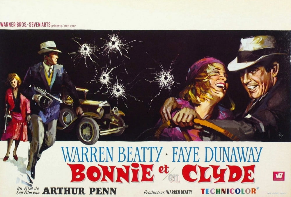 Bonnie And Clyde Canvas Art - (28 x 22)