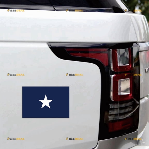 Bonnie Blue Flag Southeastern Florida Car Magnet Magnetic Sticker Decal - 2 Pack Glossy 4" - for Truck Door Fridge Reusable Waterproof