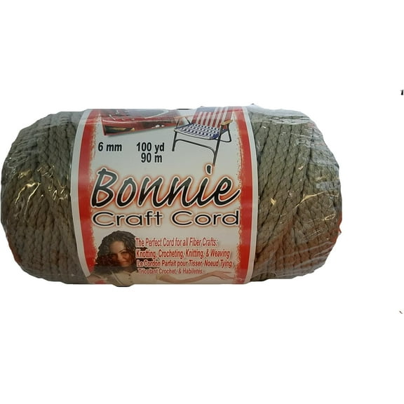 Bonnie Braid Macrame Craft Cord 6mm 100yd Thatch