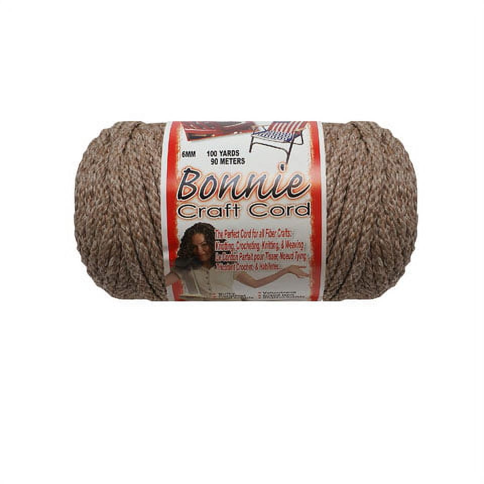 Bonnie Macrame Craft Cord 6mmX100yd-Lamb's Wool, 1 count - Gerbes