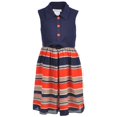 thumbnail image 1 of Bonnie Jean Big Girls' "Head of the Harbor" Dress (Sizes 7 - 16) - navy, 16, 1 of 2