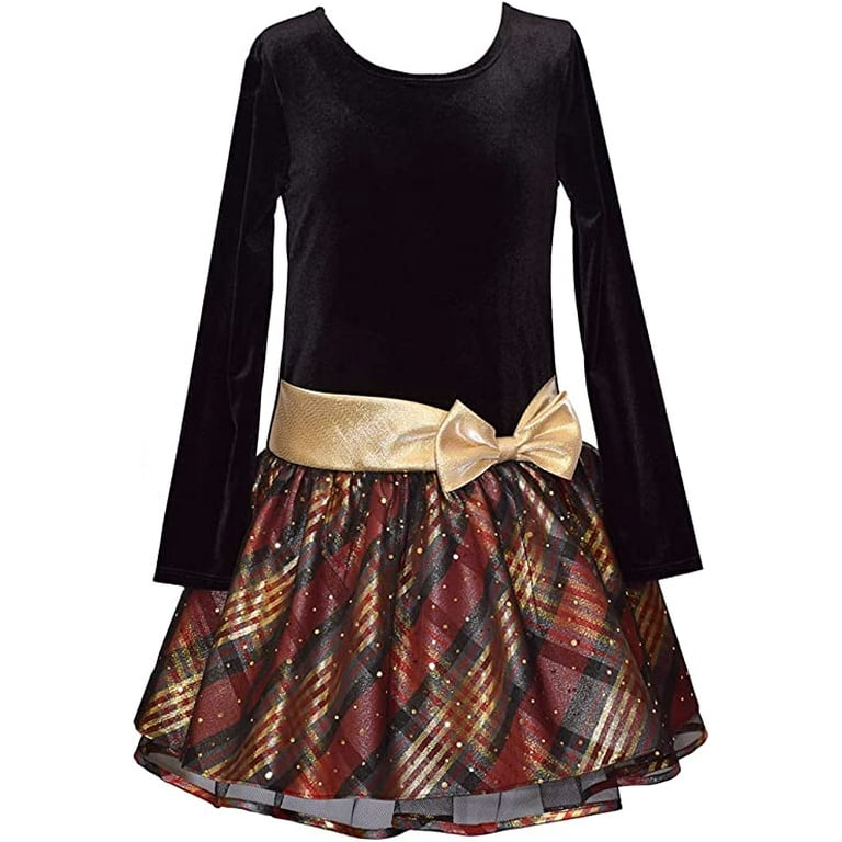 Bonnie jean hotsell velvet dress