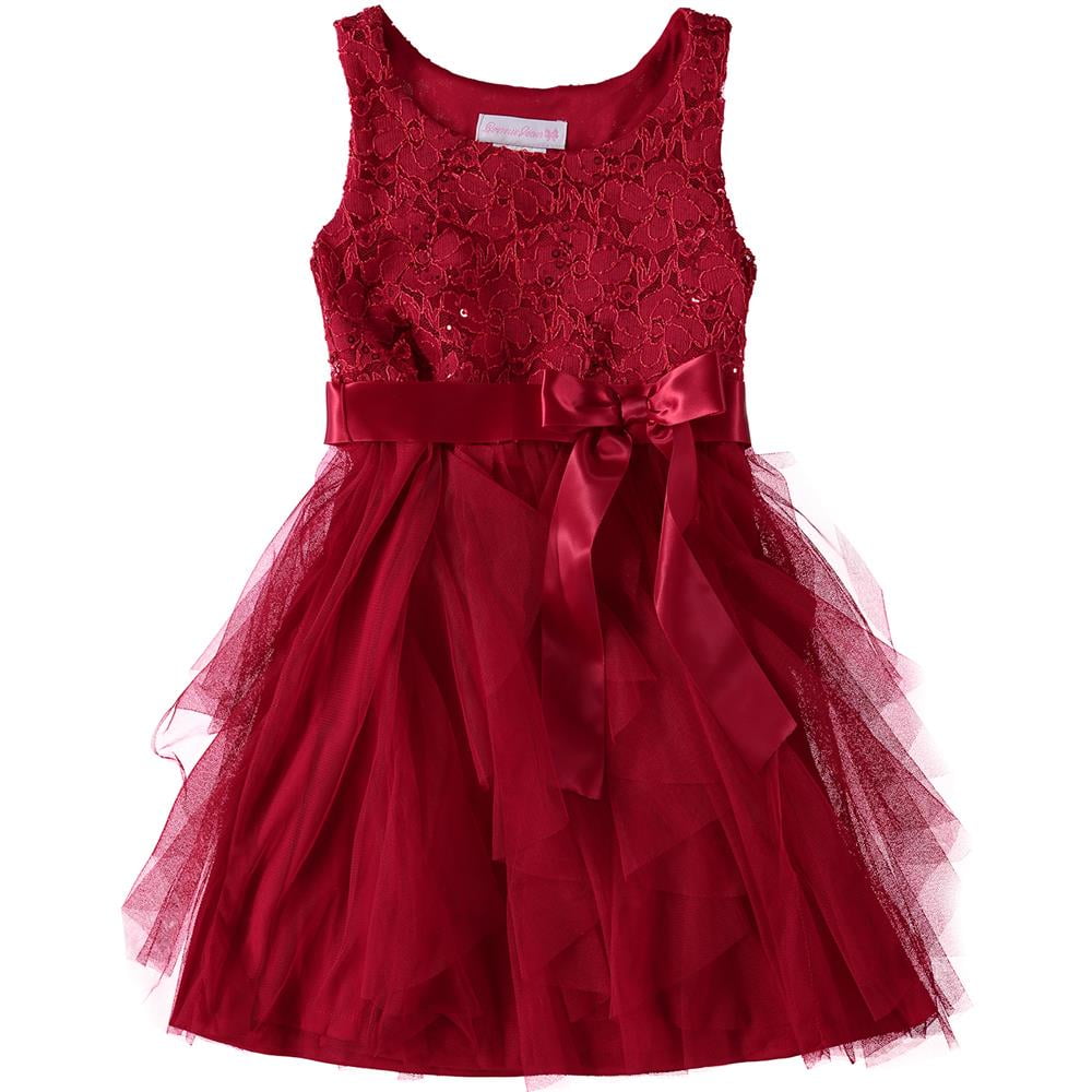 Bonnie Jean Girls 7-16 Spangle Sequin Cascade Dress - Walmart.com